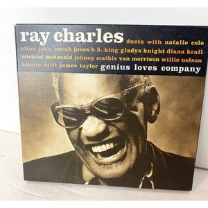 Genius Loves Company by Ray Charles DUETS (CD, Aug-2004, Concord Jazz) Digipak
